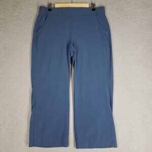 Eddie Bauer Pants women's Large Blue Pull On Performance Active Hiking Stretch